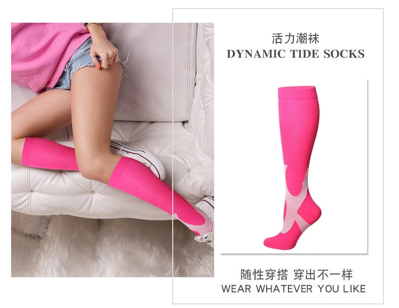 Men's Sports Compression Socks Helps treat Varicose Veins