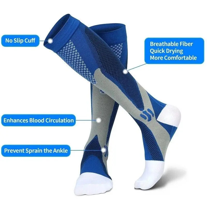 Men's Sports Compression Socks Helps treat Varicose Veins