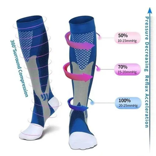 Men's Sports Compression Socks Helps treat Varicose Veins