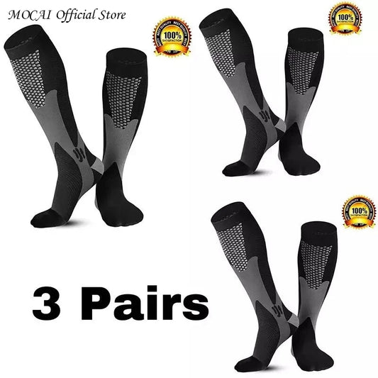 Men's Sports Compression Socks Helps treat Varicose Veins