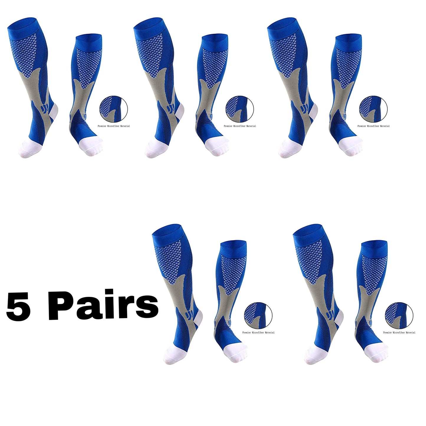 Men's Sports Compression Socks Helps treat Varicose Veins