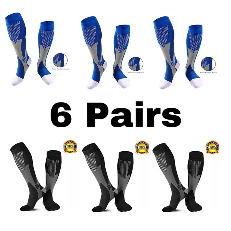 Men's Sports Compression Socks Helps treat Varicose Veins