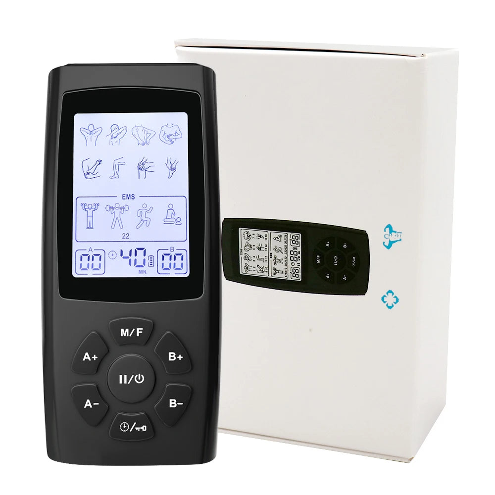 TENS EMS Unit 28 Modes 40 Intensity Muscle Stimulator for Pain Relief Therapy