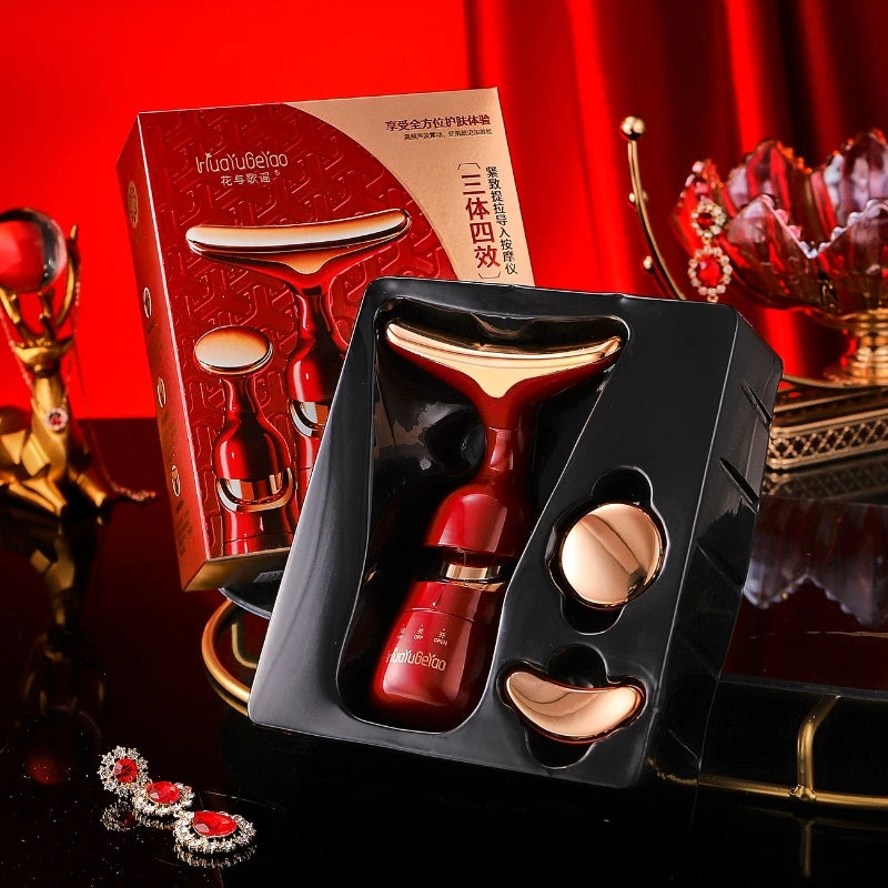 3 In 1 Facial Lifting Massager Great for eyes and neck - Skin Tightening - Anti Wrinkle - Anti Aging