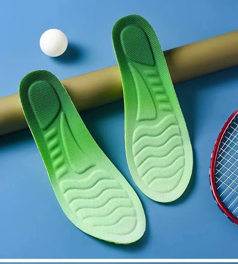 4D Cloud Technology Sports Insoles -- Breathable -- Shock Absorption -- Orthopedic Care