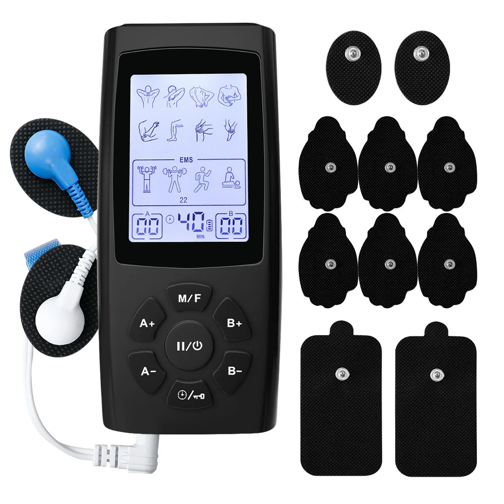 TENS EMS Unit 28 Modes 40 Intensity Muscle Stimulator for Pain Relief Therapy