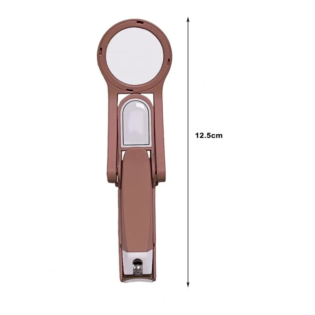 Nail Scissors with Magnifying Glass