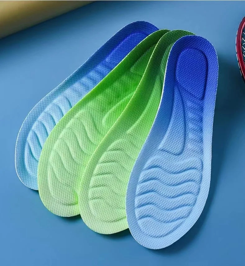 4D Cloud Technology Sports Insoles -- Breathable -- Shock Absorption -- Orthopedic Care