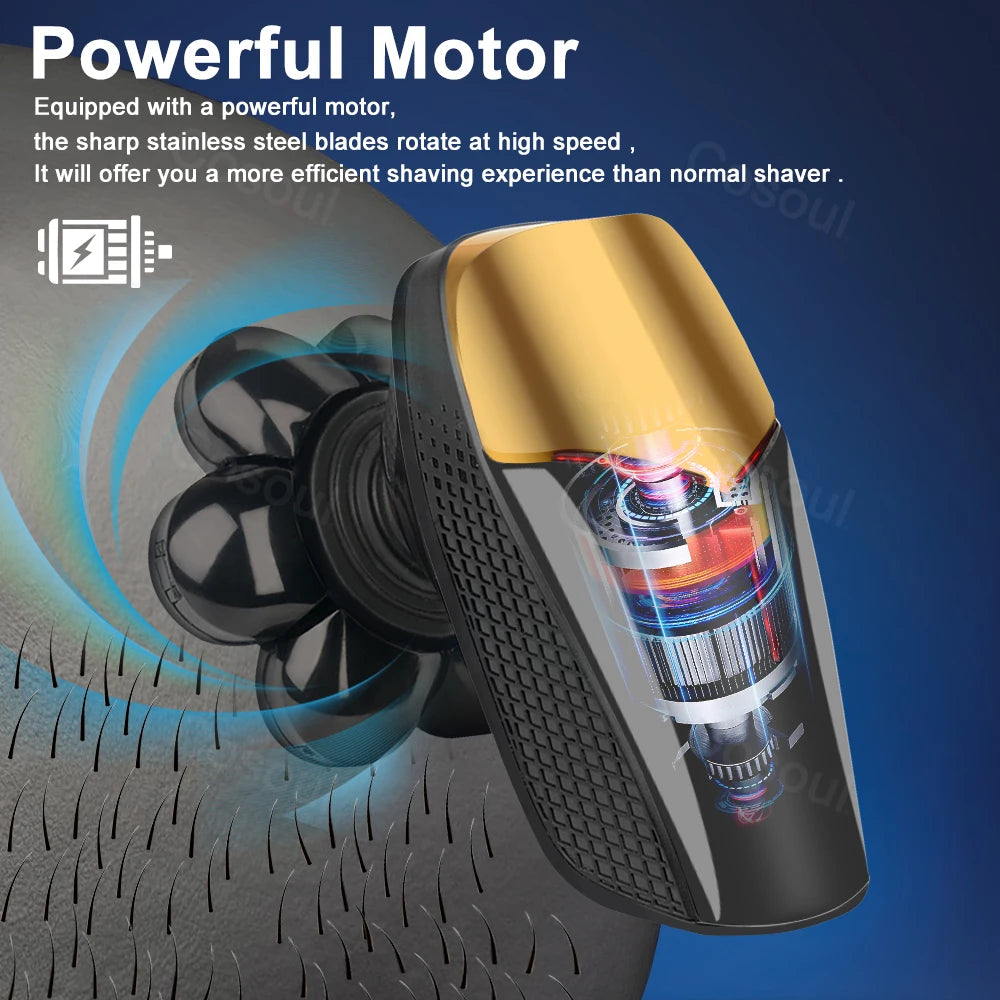 Powerful Bald Head Shaver 
Beard Shaving Machine For Men