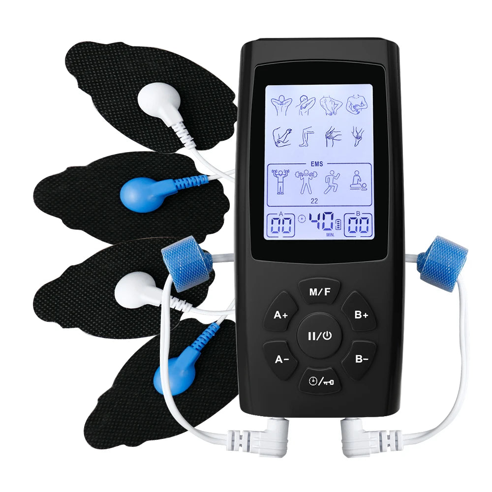 TENS EMS Unit 28 Modes 40 Intensity Muscle Stimulator for Pain Relief Therapy