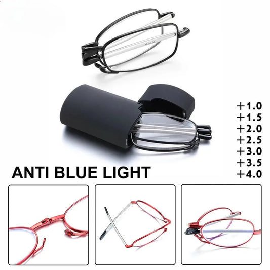 Foldable Reading Glasses
Anti Blue Light
 +1.00 to +4.00 
For both Men and Women