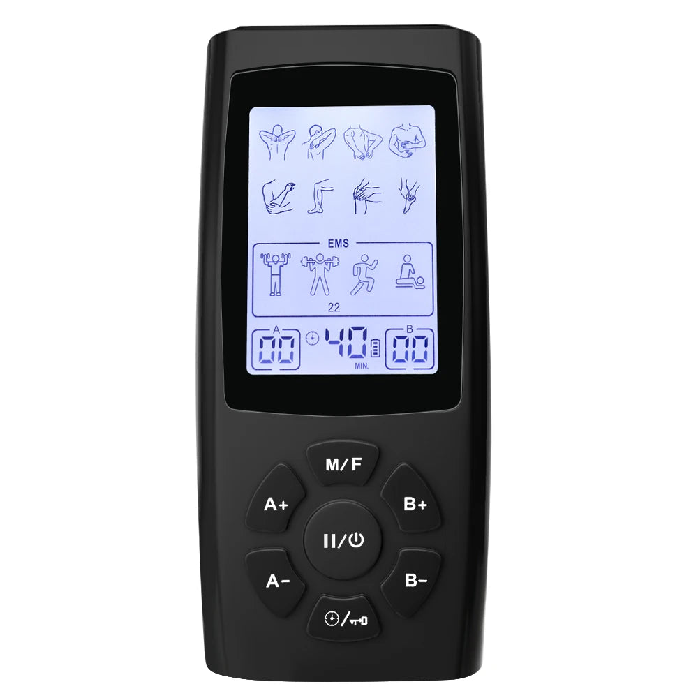 TENS EMS Unit 28 Modes 40 Intensity Muscle Stimulator for Pain Relief Therapy