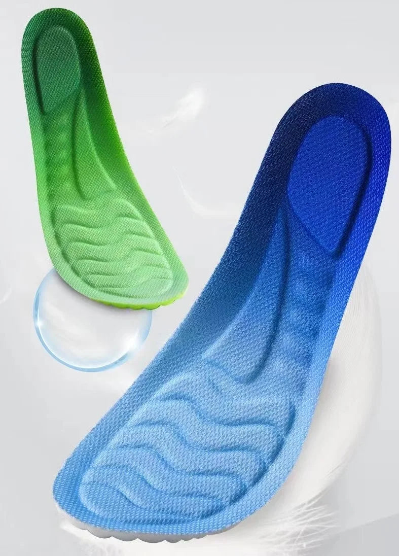 4D Cloud Technology Sports Insoles -- Breathable -- Shock Absorption -- Orthopedic Care