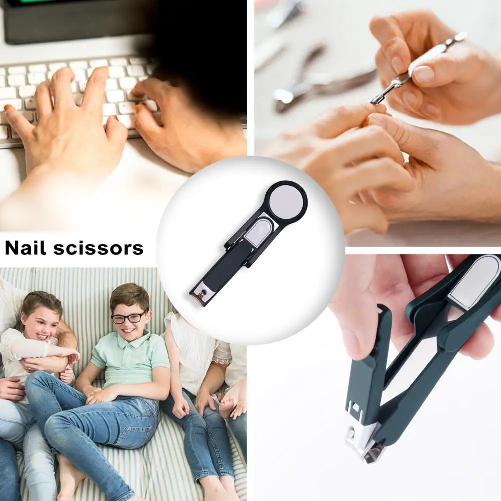 Nail Scissors with Magnifying Glass