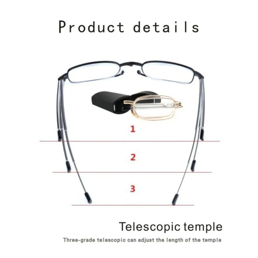 Foldable Reading Glasses
Anti Blue Light
 +1.00 to +4.00 
For both Men and Women