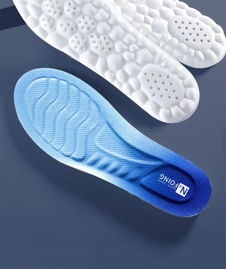 4D Cloud Technology Sports Insoles -- Breathable -- Shock Absorption -- Orthopedic Care
