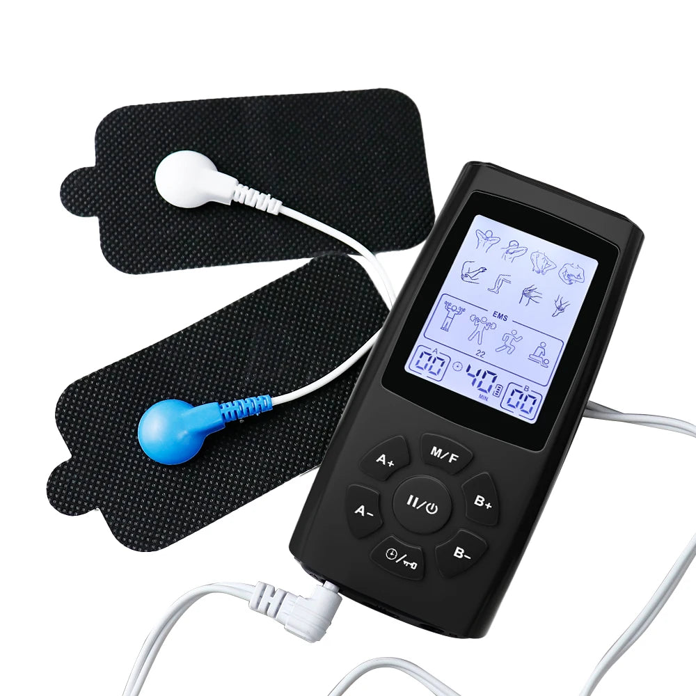 TENS EMS Unit 28 Modes 40 Intensity Muscle Stimulator for Pain Relief Therapy