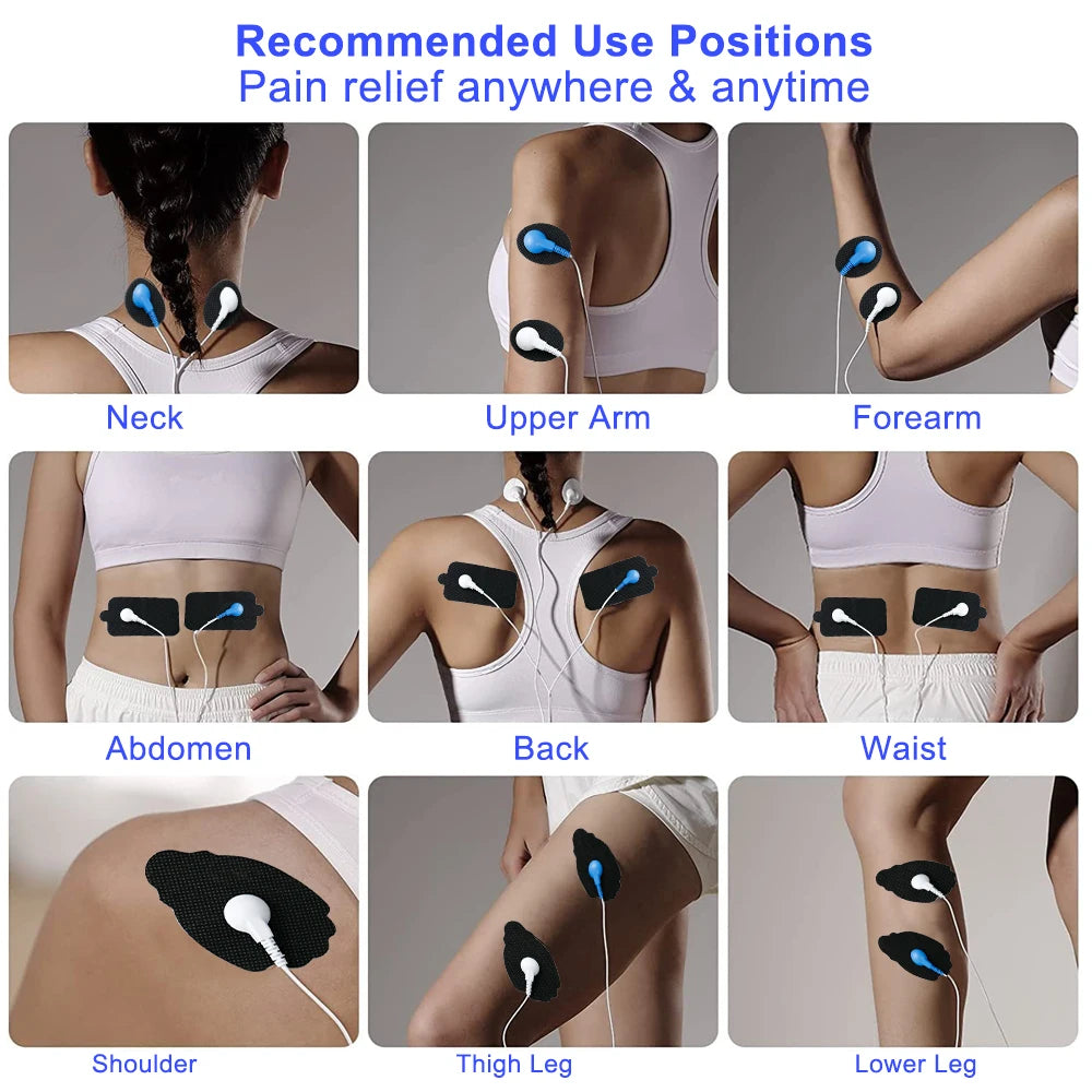 TENS EMS Unit 28 Modes 40 Intensity Muscle Stimulator for Pain Relief Therapy