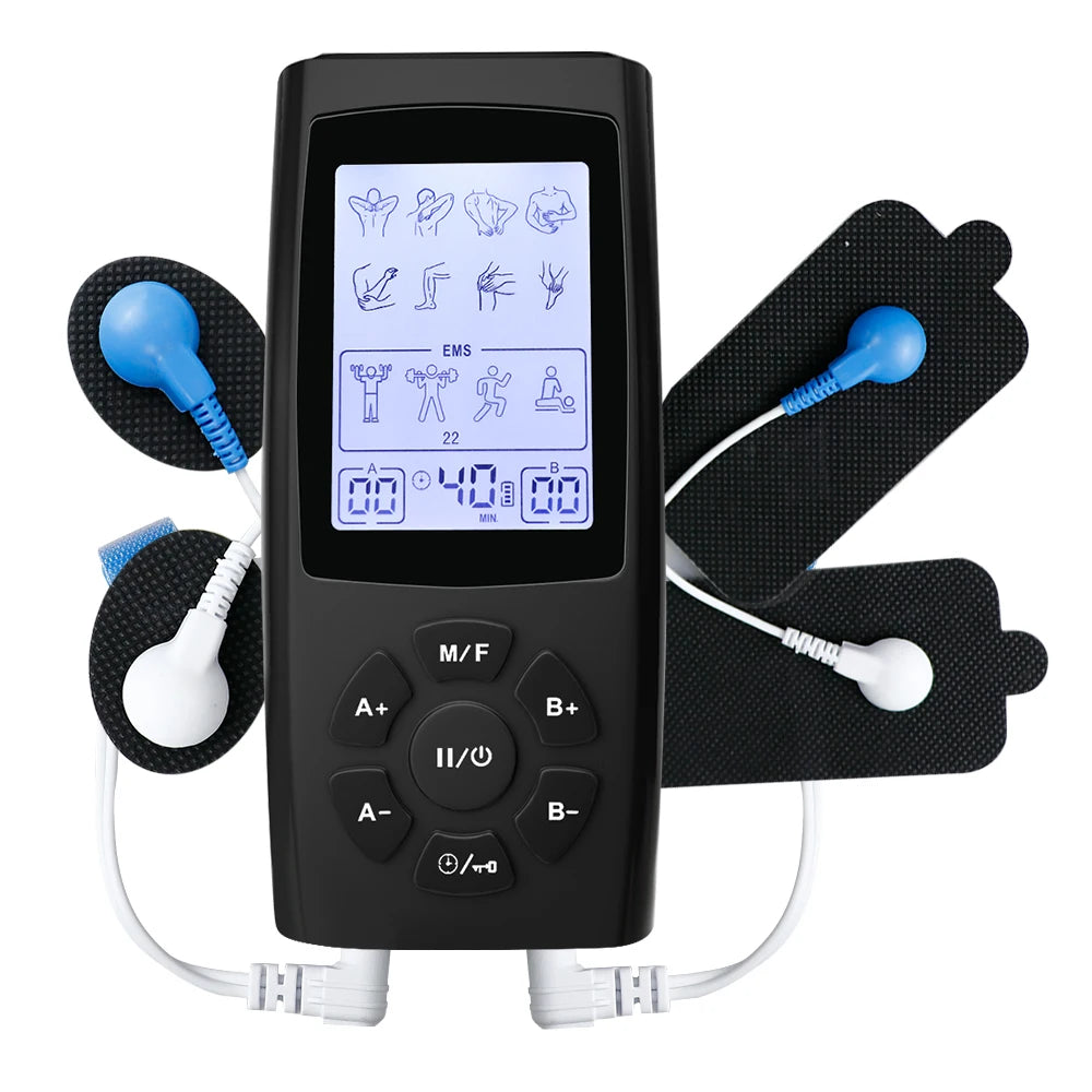 TENS EMS Unit 28 Modes 40 Intensity Muscle Stimulator for Pain Relief Therapy
