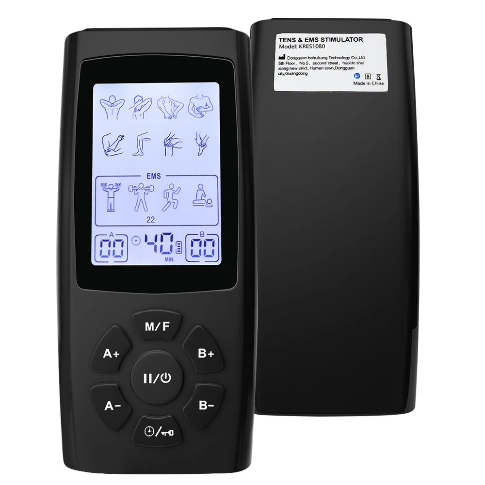 TENS EMS Unit 28 Modes 40 Intensity Muscle Stimulator for Pain Relief Therapy