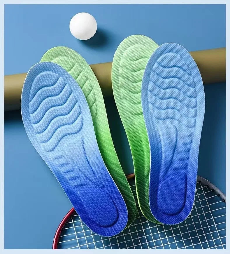 4D Cloud Technology Sports Insoles -- Breathable -- Shock Absorption -- Orthopedic Care